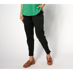 Ryan Simkhai Eyeshop Women's Pants Sz 12 Tall Brushed Sateen Ankle Black